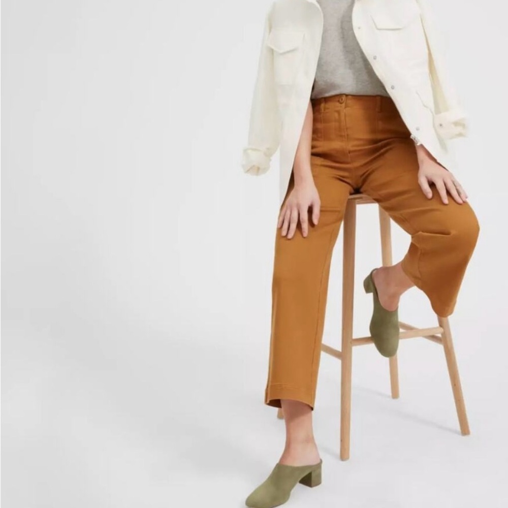 Everlane Green Suede Mules - Picture 6 of 6